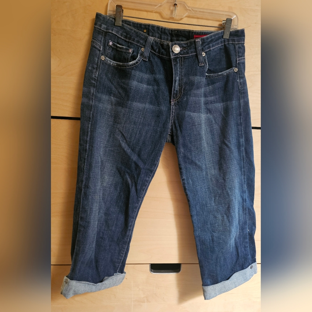 Vigoss Blue Cropped Jeans Relaxed Fit